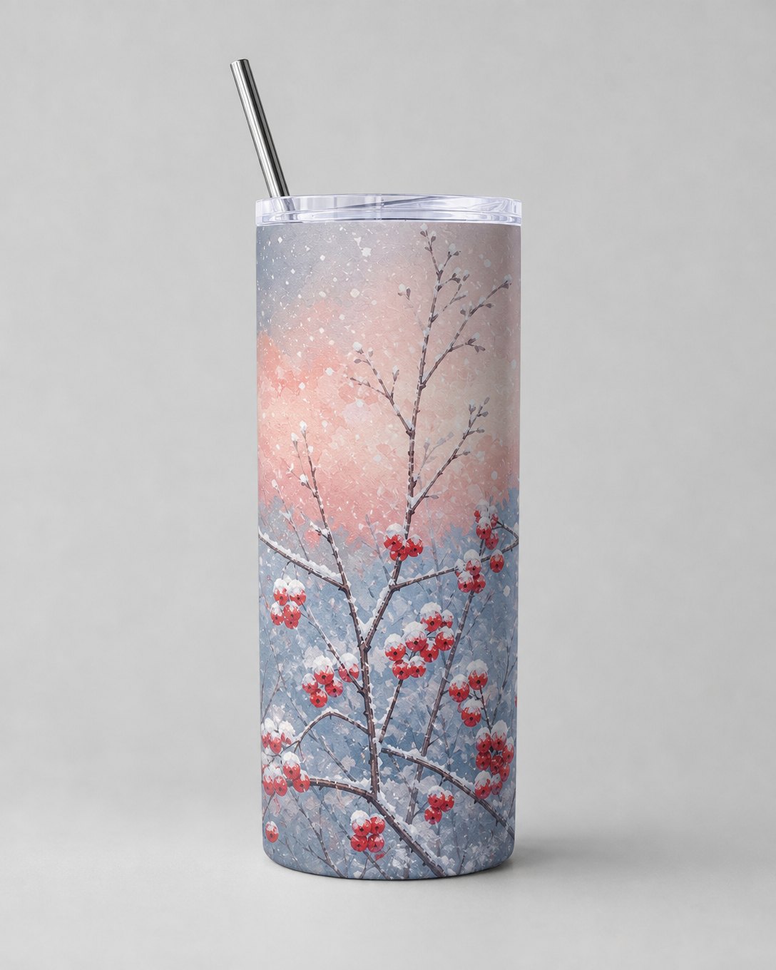 Winterberry Cardinals Tumbler, image 3