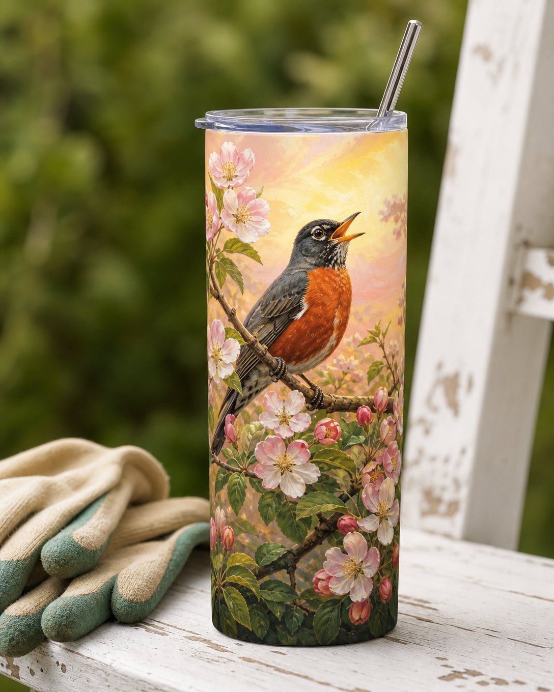 Blossom Robin Tumbler, image 1