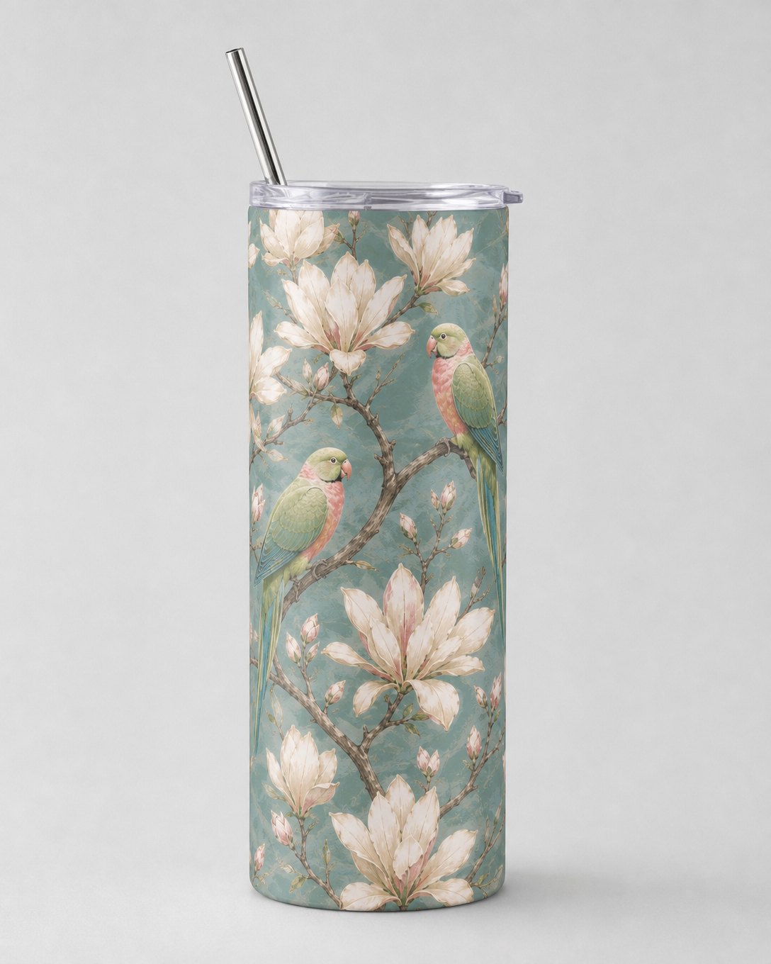 Magnolia Parrots Tumbler, image 3