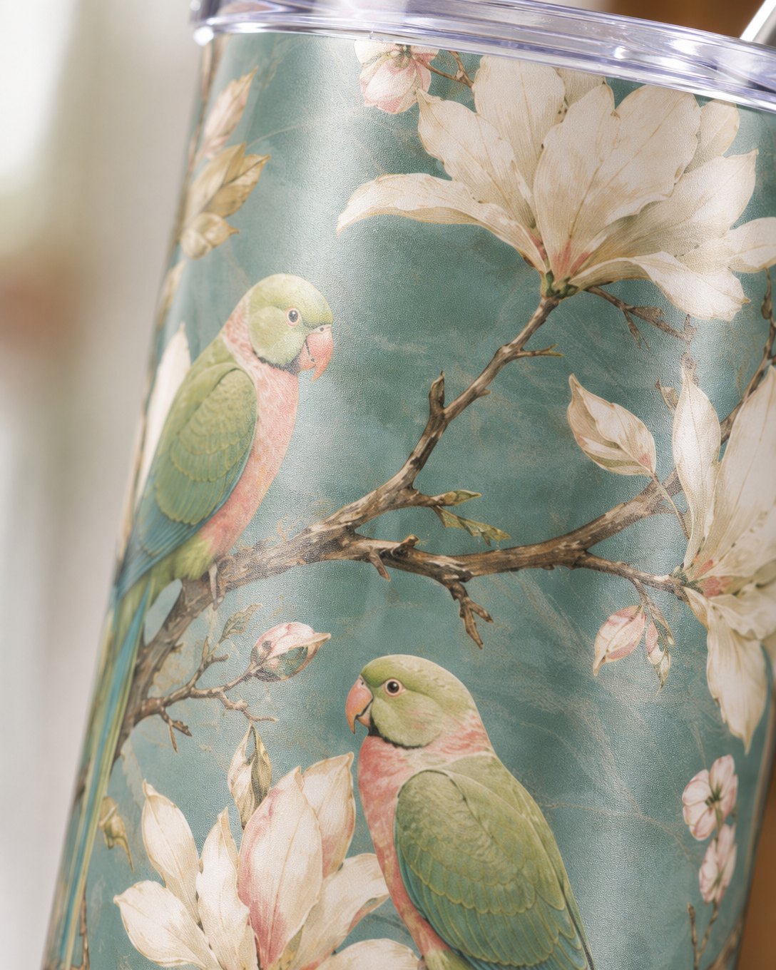 Magnolia Parrots Tumbler, image 4