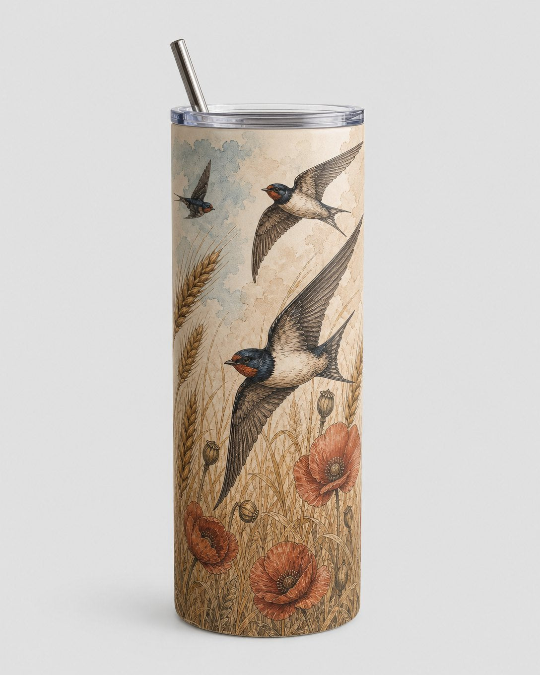 Wheatfield Swallows Tumbler, image 3