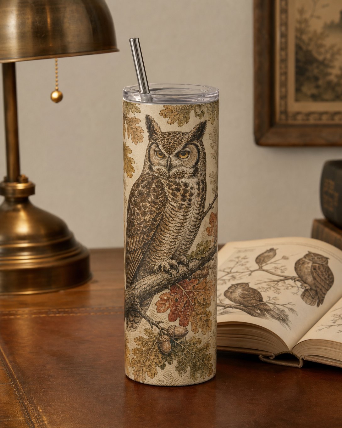 Oak Owl Tumbler, image 1