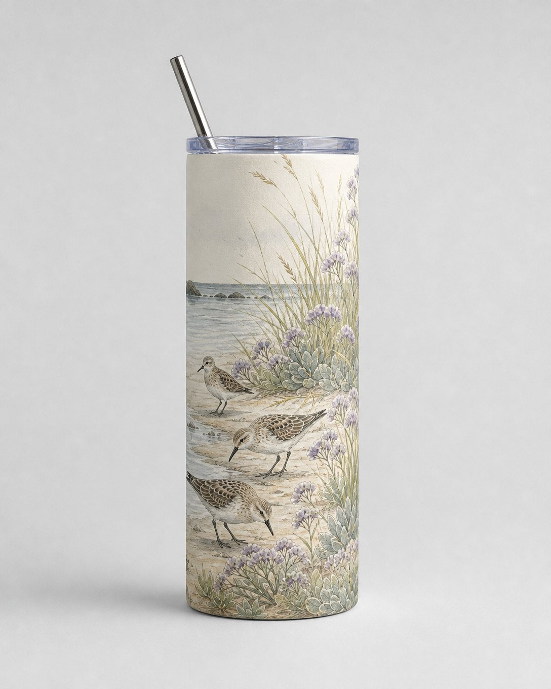 Sea Lavender Sandpipers Tumbler, image 3
